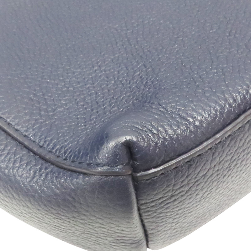 藍色 牛皮 手提公事包 (缺背帶)【Ralph Lauren】-11