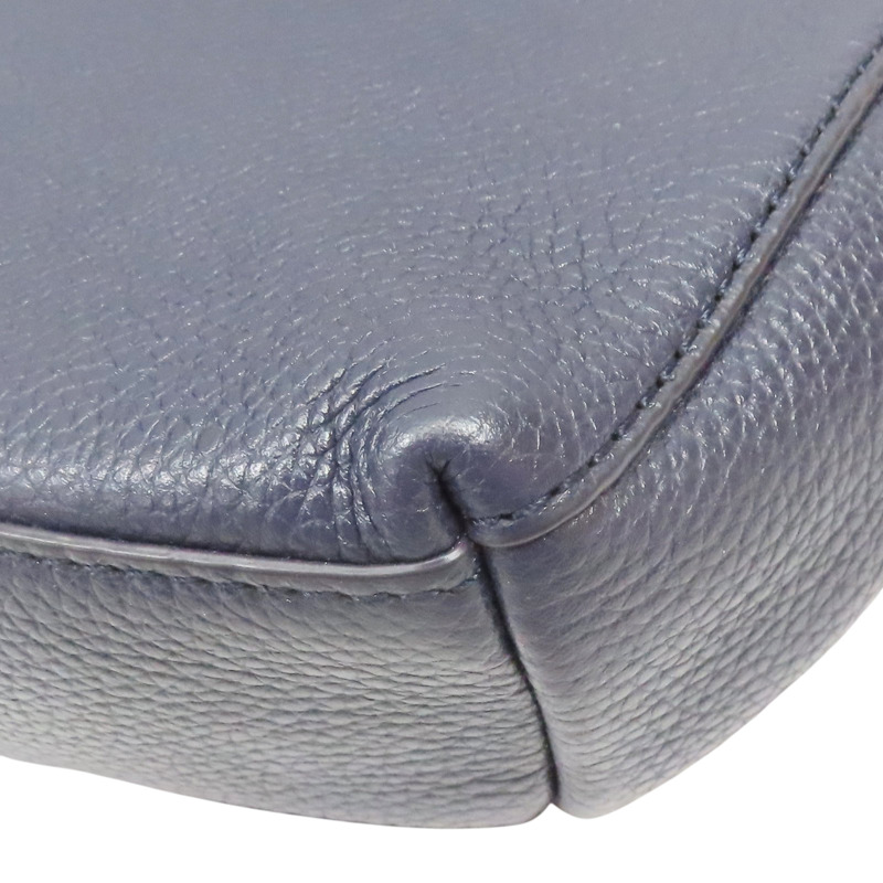 藍色 牛皮 手提公事包 (缺背帶)【Ralph Lauren】-12