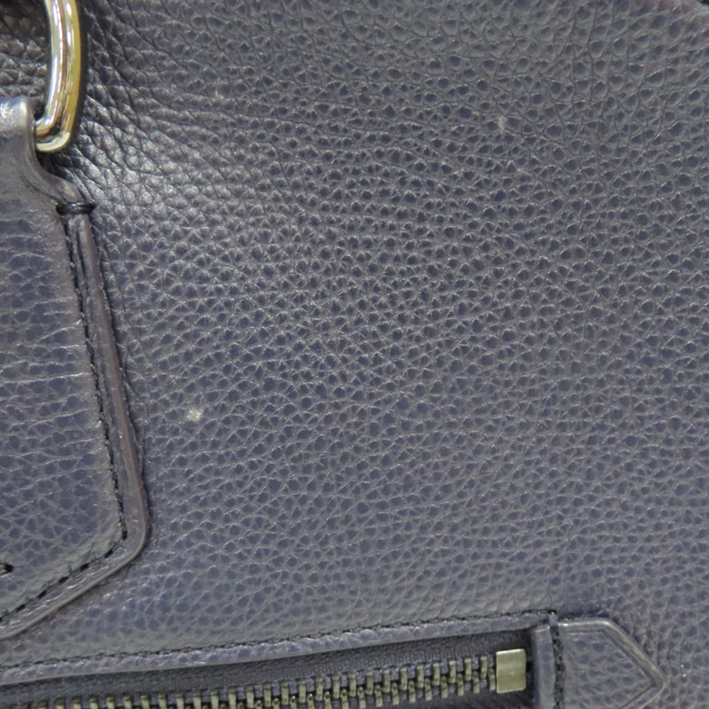 藍色 牛皮 手提公事包 (缺背帶)【Ralph Lauren】-13