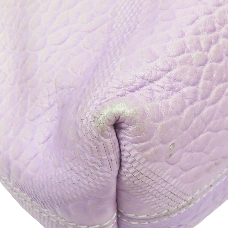 紫色漸層 牛皮 肩背包【BURBERRY 巴寶莉】 3928830-10