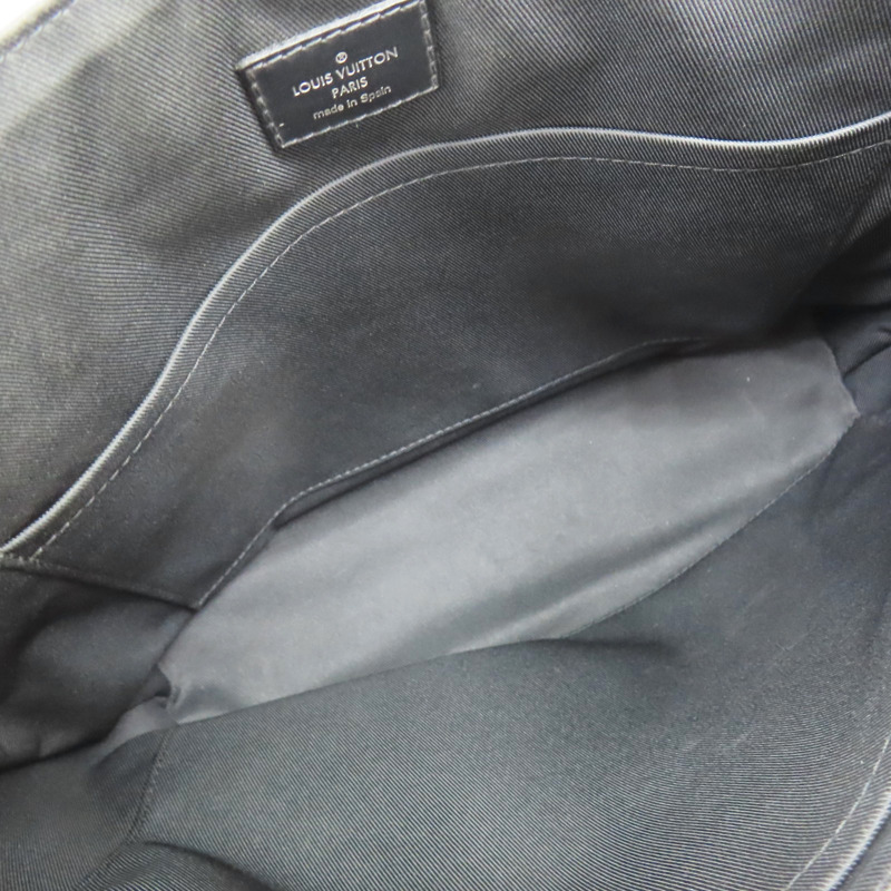 黑色 棋盤格 PVC帆布 District MM 肩背包 (有異味)【LOUIS VUITTON LV 路易威登】 M44001-4