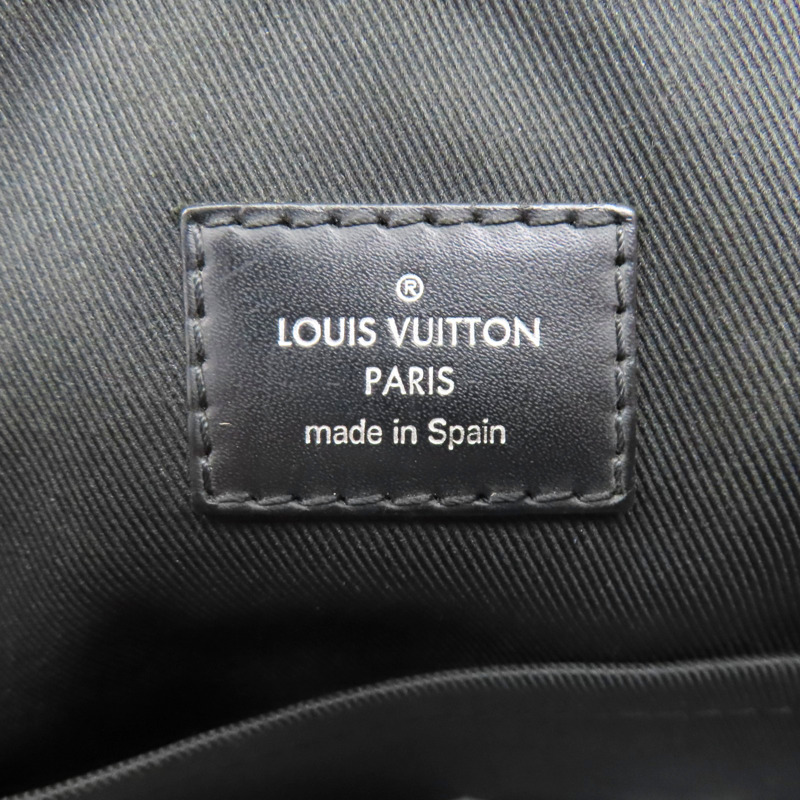 黑色 棋盤格 PVC帆布 District MM 肩背包 (有異味)【LOUIS VUITTON LV 路易威登】 M44001-9