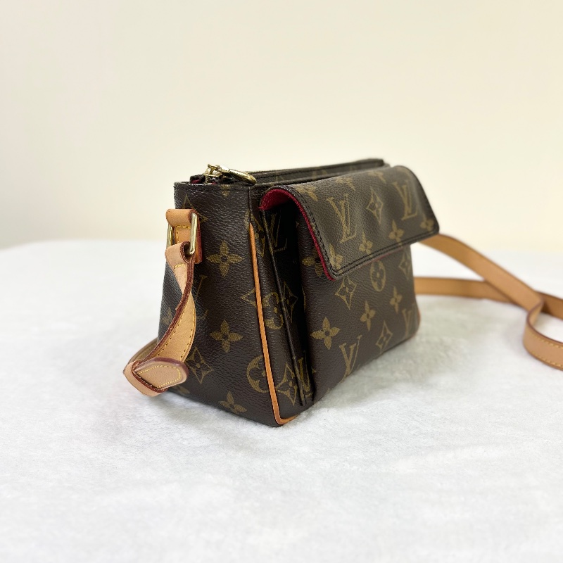 Louis Vuitton LV Vivacite 小號經典老花豆腐包小方包-6