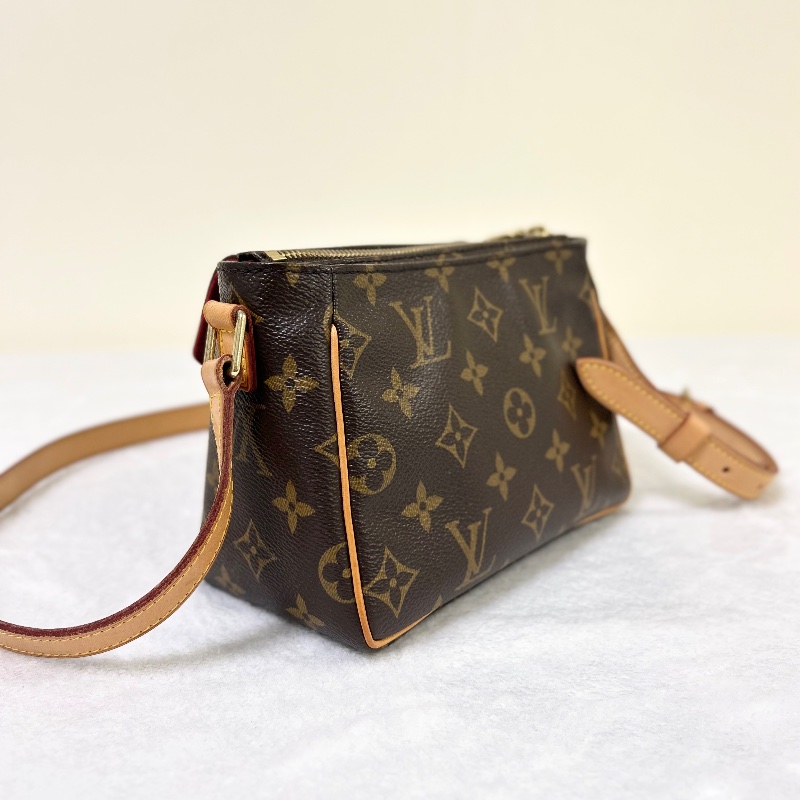 Louis Vuitton LV Vivacite 小號經典老花豆腐包小方包-7
