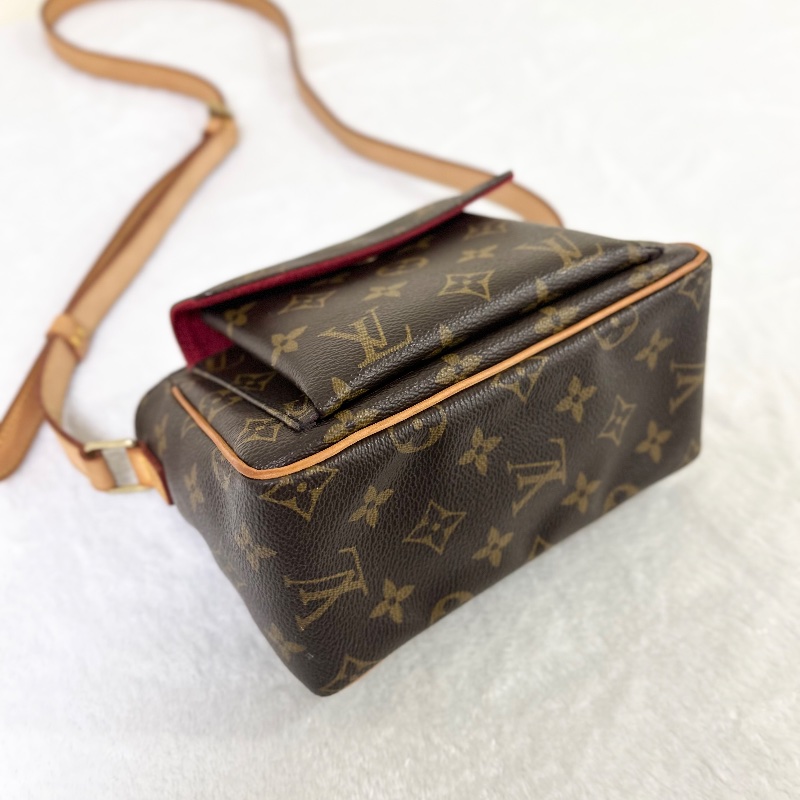 Louis Vuitton LV Vivacite 小號經典老花豆腐包小方包-13