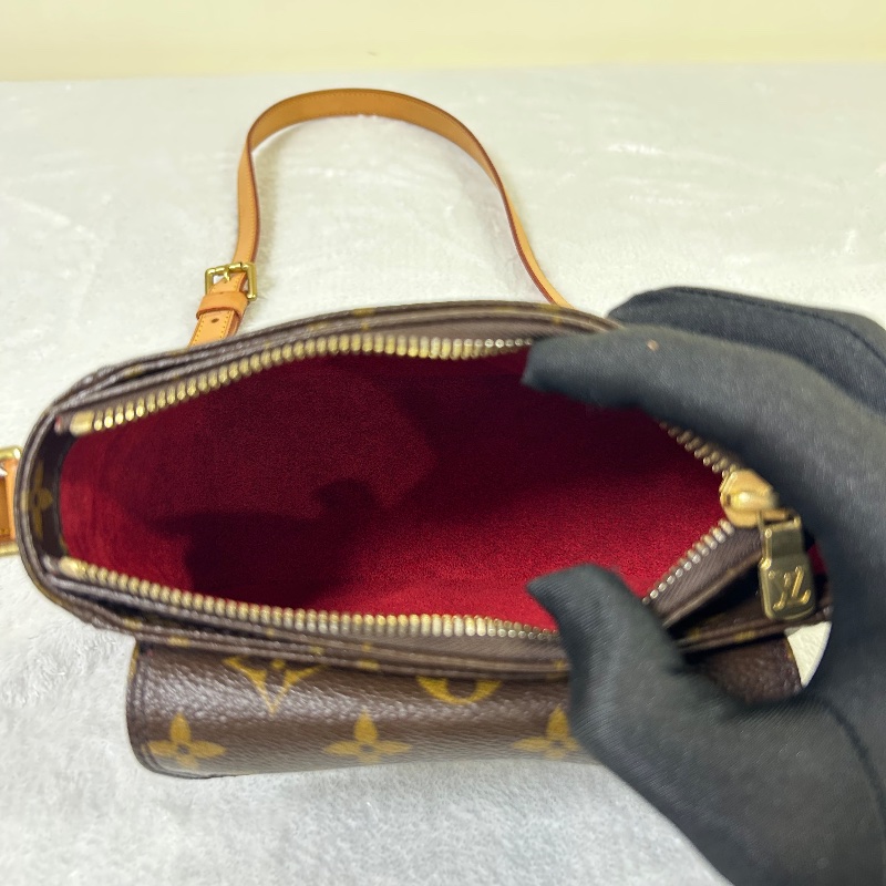 Louis Vuitton LV Vivacite 小號經典老花豆腐包小方包-20
