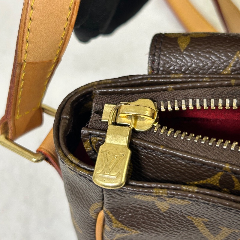 Louis Vuitton LV Vivacite 小號經典老花豆腐包小方包-23