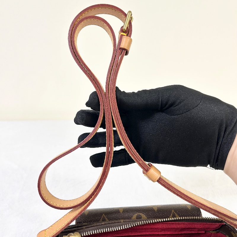 Louis Vuitton LV Vivacite 小號經典老花豆腐包小方包-24