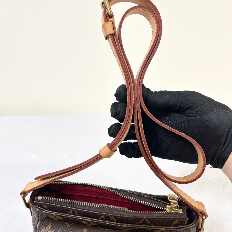 Louis Vuitton LV Vivacite 小號經典老花豆腐包小方包-26