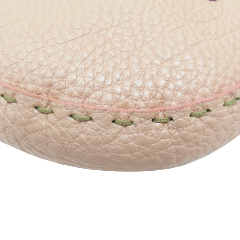 粉色 牛皮 Celeria Mini 肩背包【FENDI 芬迪】 8BR407-12