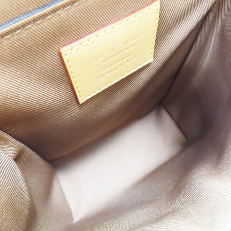 黃/棕色 棋盤格帆布 Pop Nano Steamer 肩背包【 LOUIS VUITTON LV 路易威登 】 N40536-4