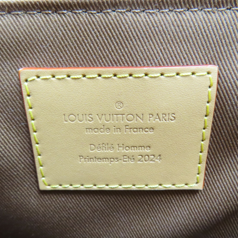 黃/棕色 棋盤格帆布 Pop Nano Steamer 肩背包【 LOUIS VUITTON LV 路易威登 】 N40536-5