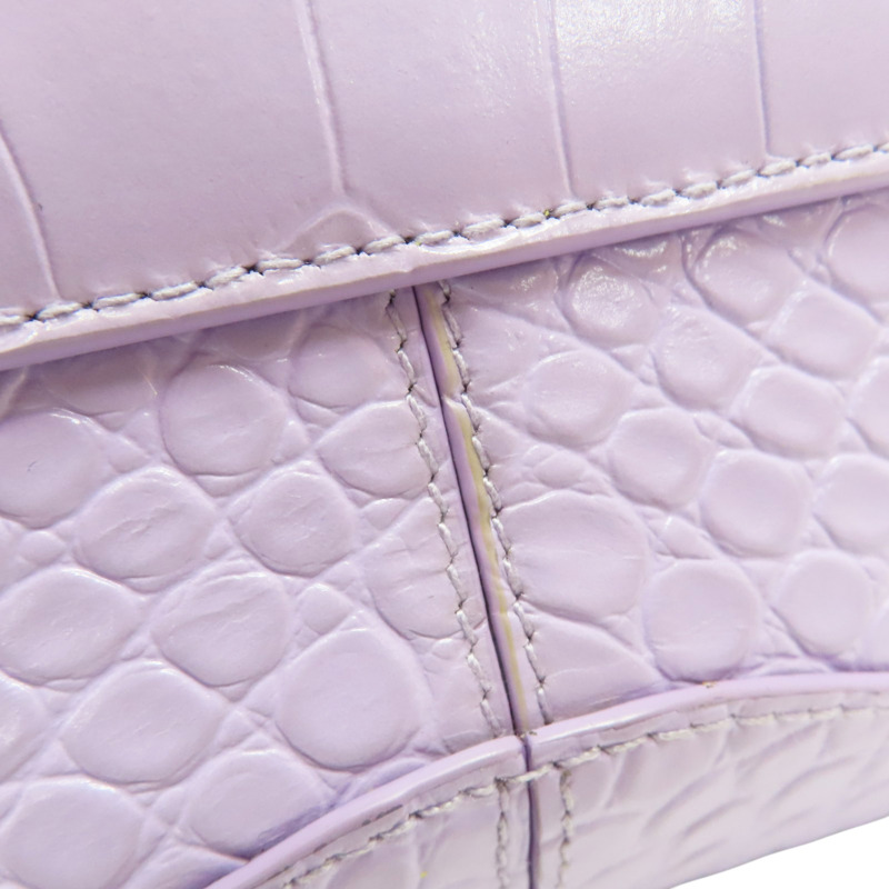 紫色  牛皮壓紋 兩用包【BALENCIAGA 巴黎世家】 695645-4