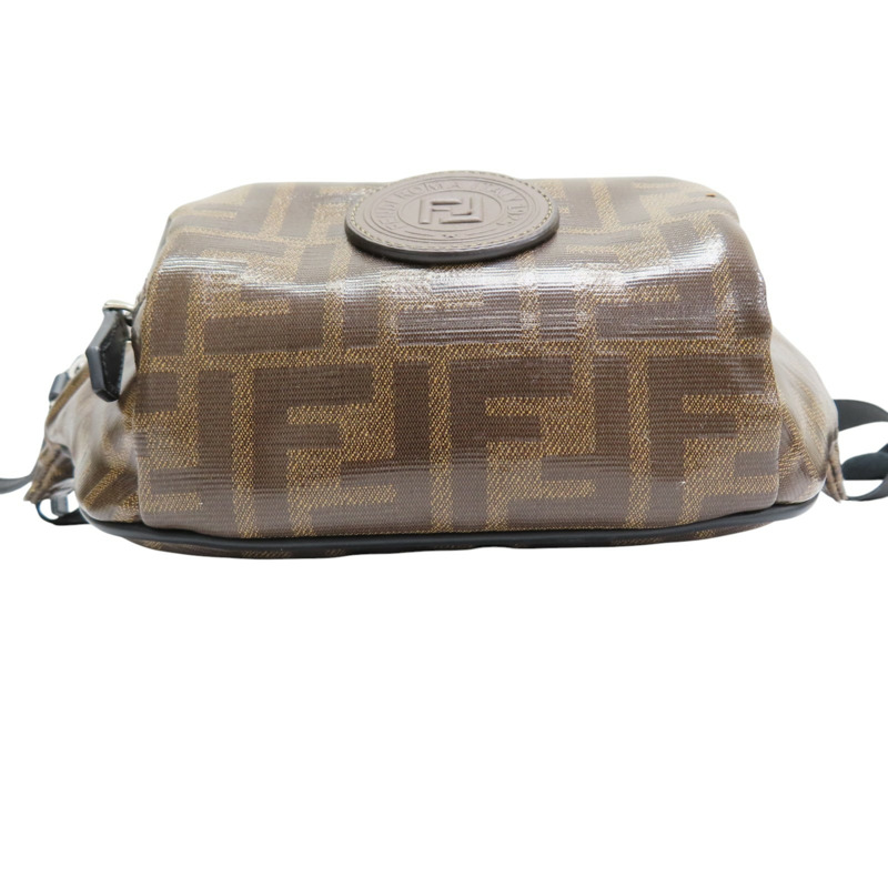 棕色 FF 帆布 Belt Bag 腰包【FENDI 芬迪】 7VA446-3