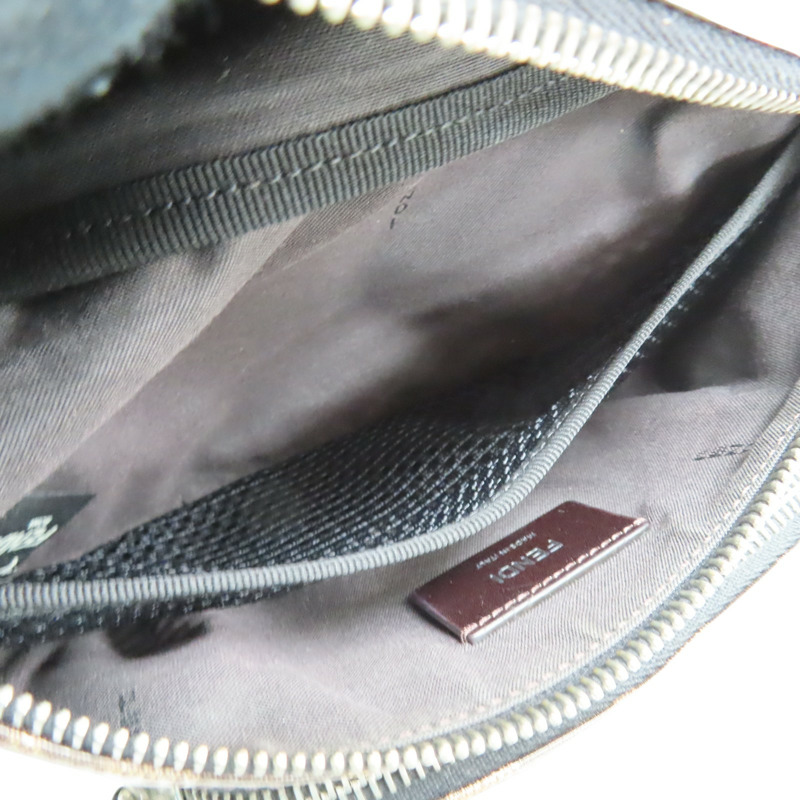 棕色 FF 帆布 Belt Bag 腰包【FENDI 芬迪】 7VA446-5