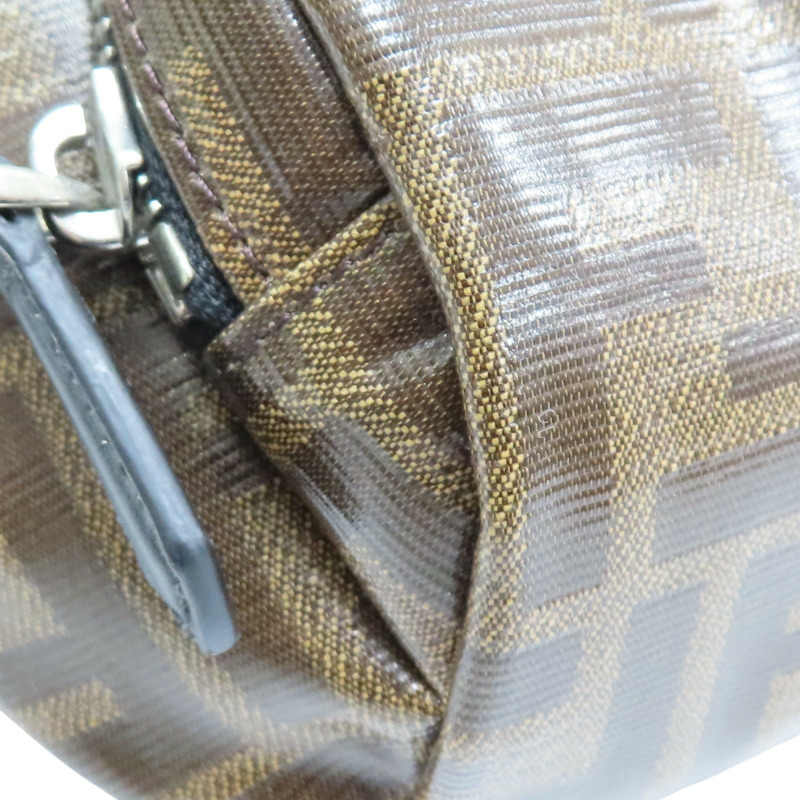 棕色 FF 帆布 Belt Bag 腰包【FENDI 芬迪】 7VA446-12