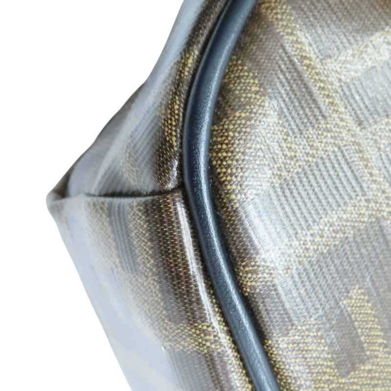 棕色 FF 帆布 Belt Bag 腰包【FENDI 芬迪】 7VA446-14