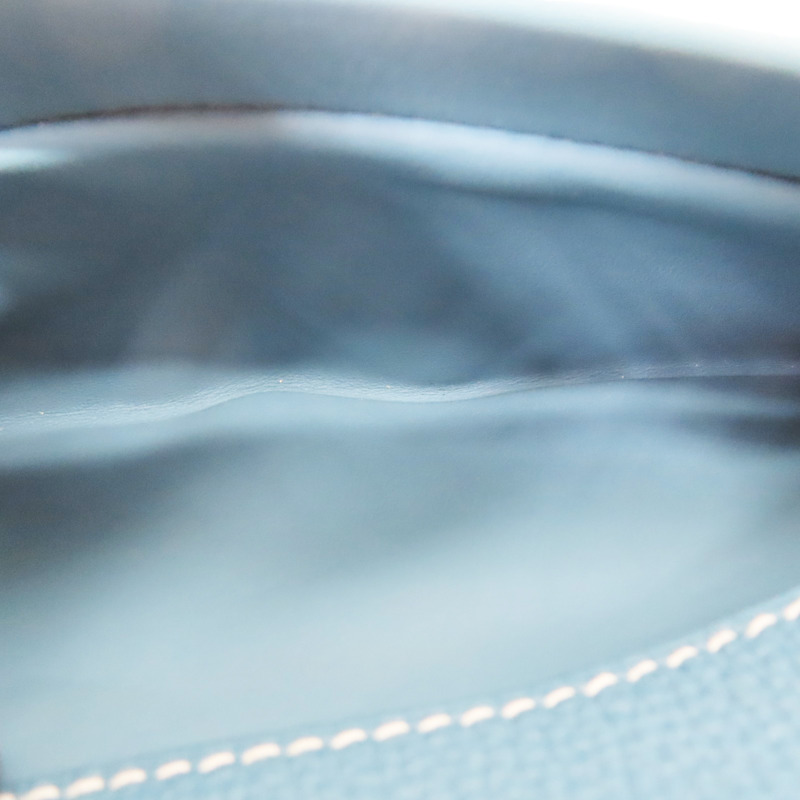 牛仔藍 Togo牛皮 24/24 29 兩用包 W刻 金釦【HERMES 愛馬仕】-6