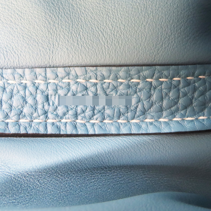 牛仔藍 Togo牛皮 24/24 29 兩用包 W刻 金釦【HERMES 愛馬仕】-8