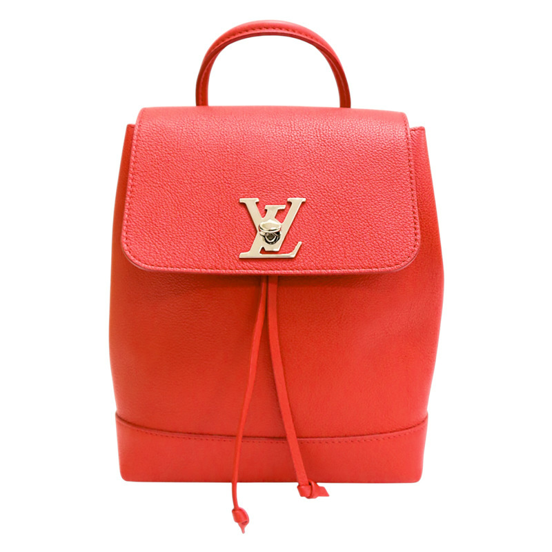 紅色 牛皮 Lockme 後背包【LOUIS VUITTON LV 路易威登】 M41818-0