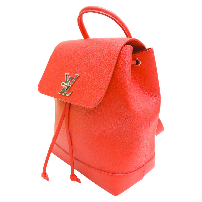 紅色 牛皮 Lockme 後背包【LOUIS VUITTON LV 路易威登】 M41818-2