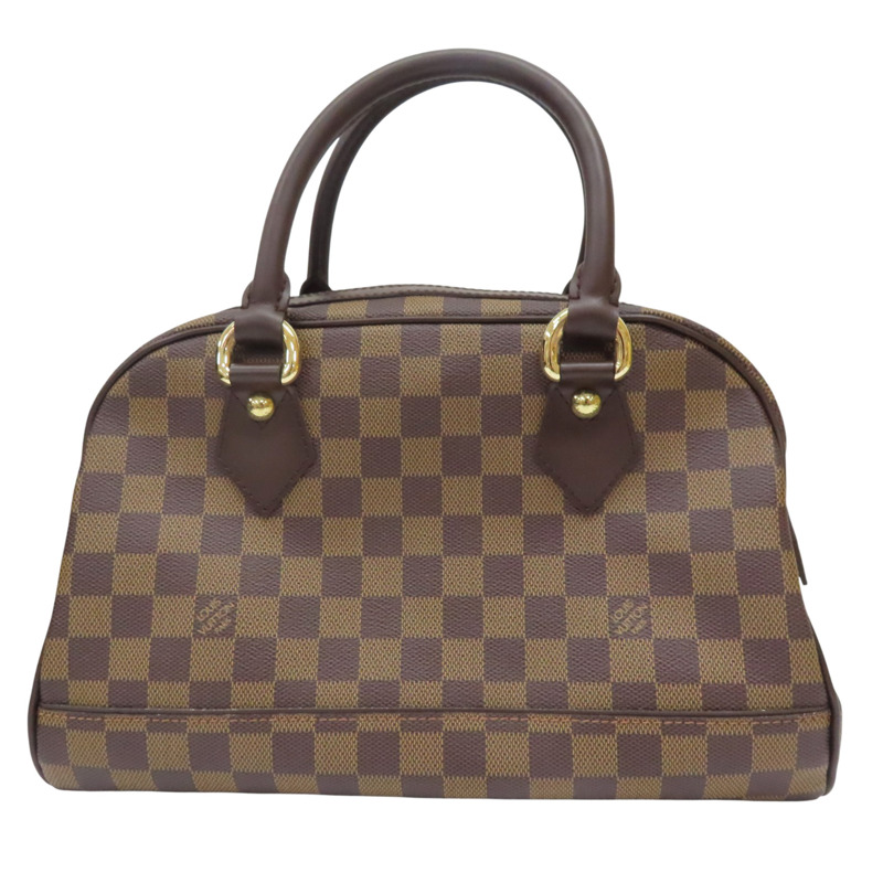 棕色 棋盤格 PVC帆布 手提包【LOUIS VUITTON LV 路易威登】 N60008-1