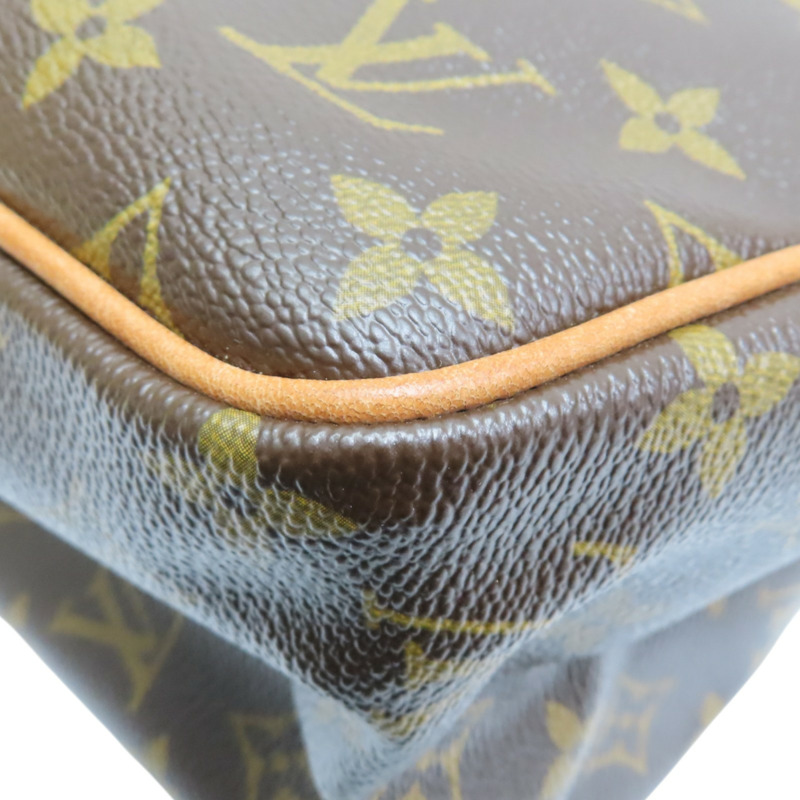 棕色 原花帆布 Batignolles 肩背包【LOUIS VUITTON LV 路易威登】 M51153-11