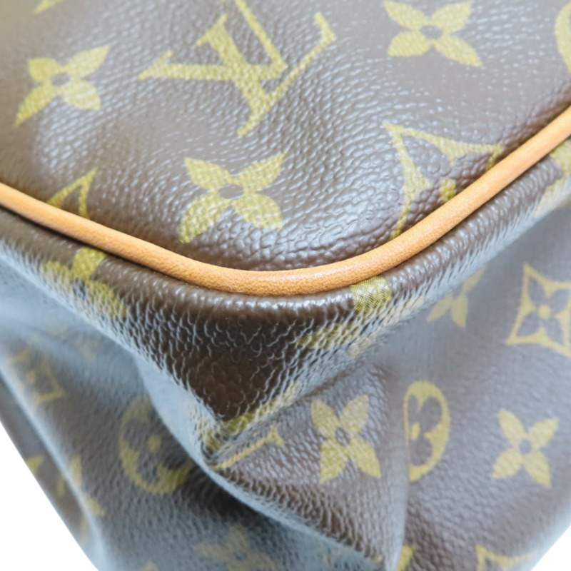 棕色 原花帆布 Batignolles 肩背包【LOUIS VUITTON LV 路易威登】 M51153-12