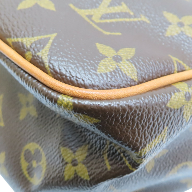 棕色 原花帆布 Batignolles 肩背包【LOUIS VUITTON LV 路易威登】 M51153-13
