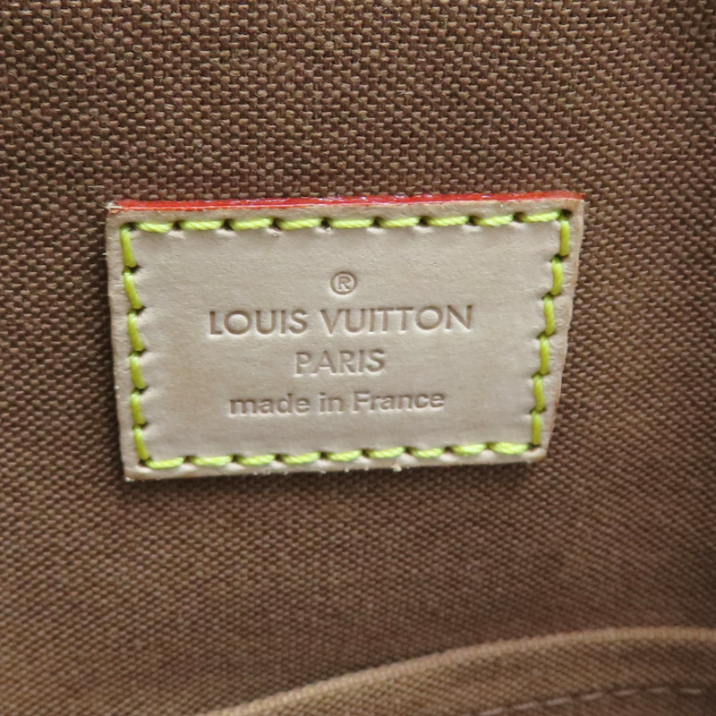 棕色 原花帆布 Tivoli GM 肩背包【LOUIS VUITTON LV 路易威登】 M40144-7