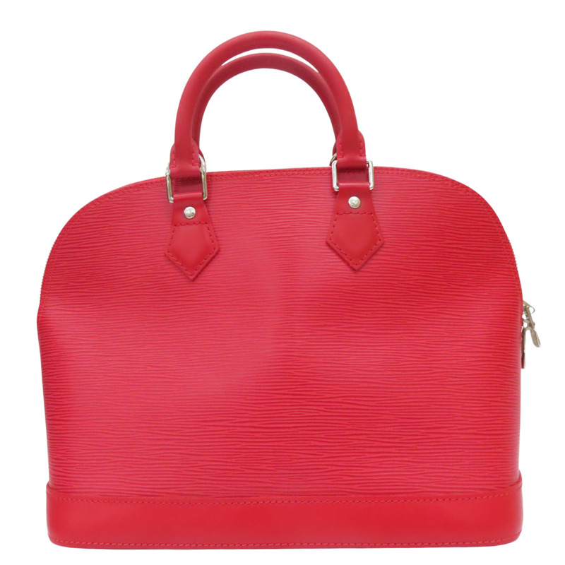 紅色 水波紋EPI Alma 手提包【LOUIS VUITTON LV 路易威登】 M52147-1