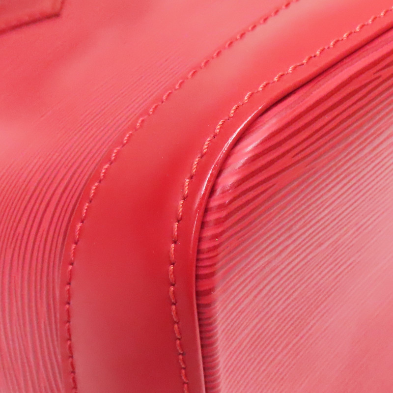 紅色 水波紋EPI Alma 手提包【LOUIS VUITTON LV 路易威登】 M52147-10