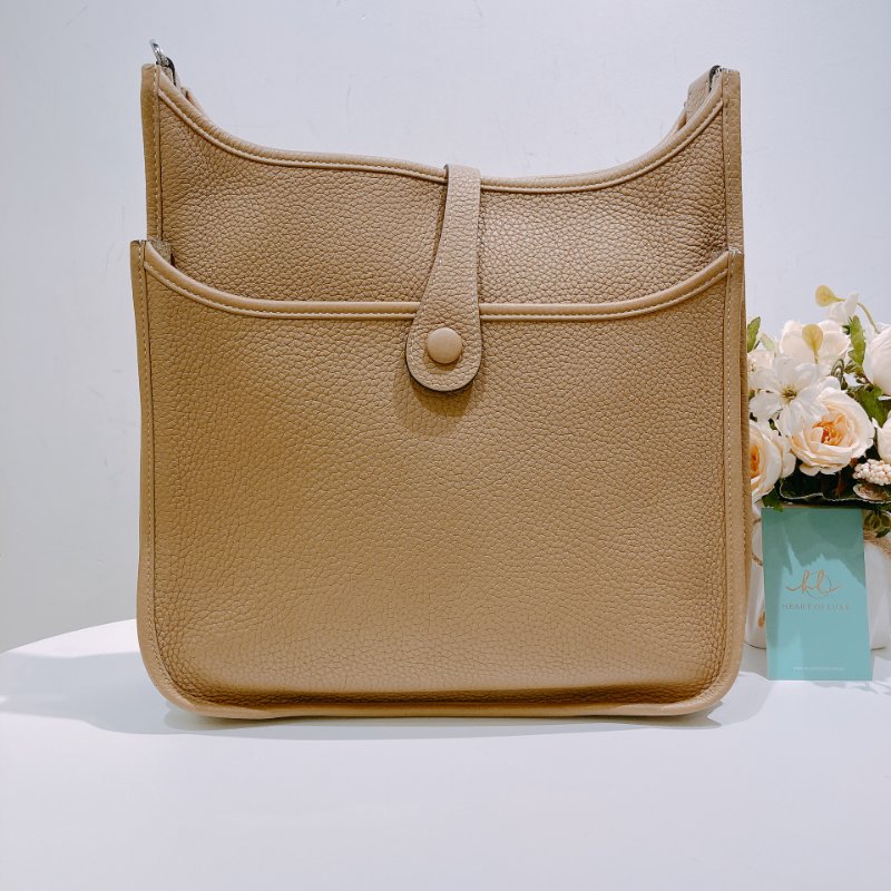 TW4592  Hermes愛馬仕 單肩背包 Evelyne 29 TC Skin S2 Treach x PHW #Z-1