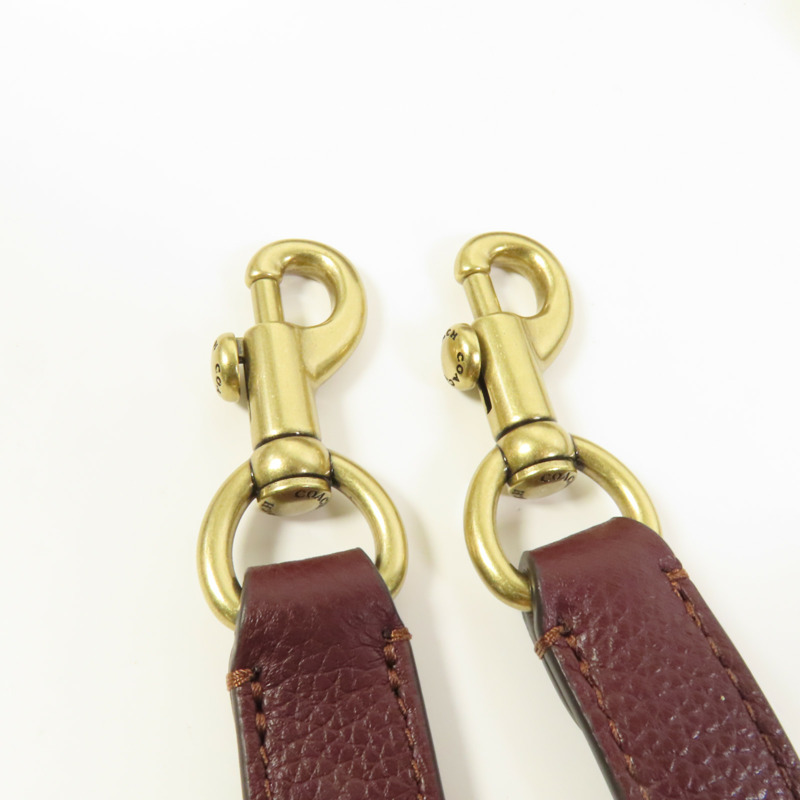 COACH 牛皮皮革Willow Bucket金扣手挽肩背兩用袋-7