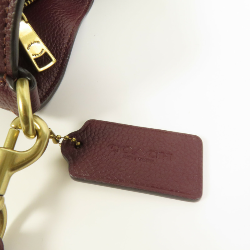 COACH 牛皮皮革Willow Bucket金扣手挽肩背兩用袋-8