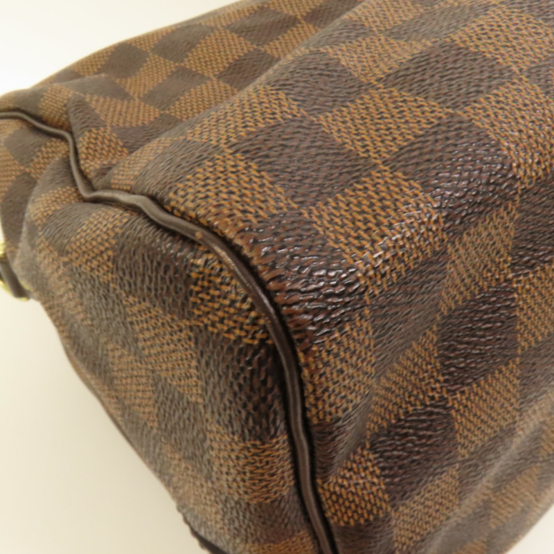 LOUIS VUITTON Damier Speedy Bandouliere 30金扣手挽肩背兩用袋-16
