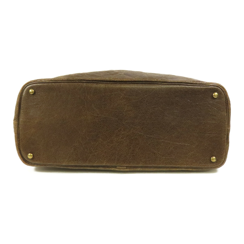 CHANEL 牛皮皮革Shoulder Bag金扣手挽肩背兩用袋-3