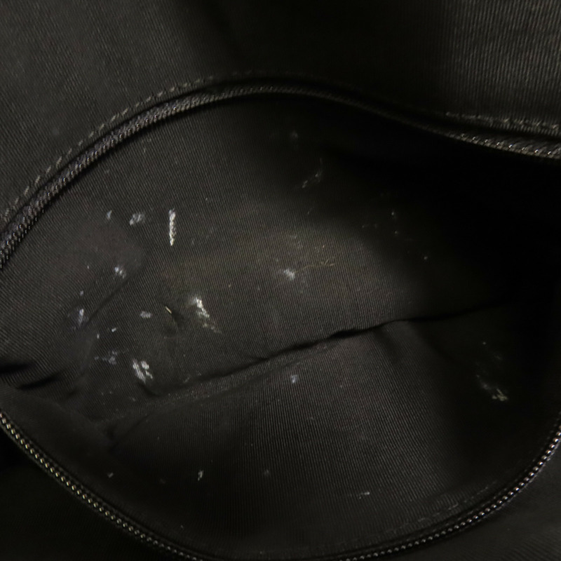 CHANEL 帆布Chain Shoulder銀扣鏈帶肩背袋-14