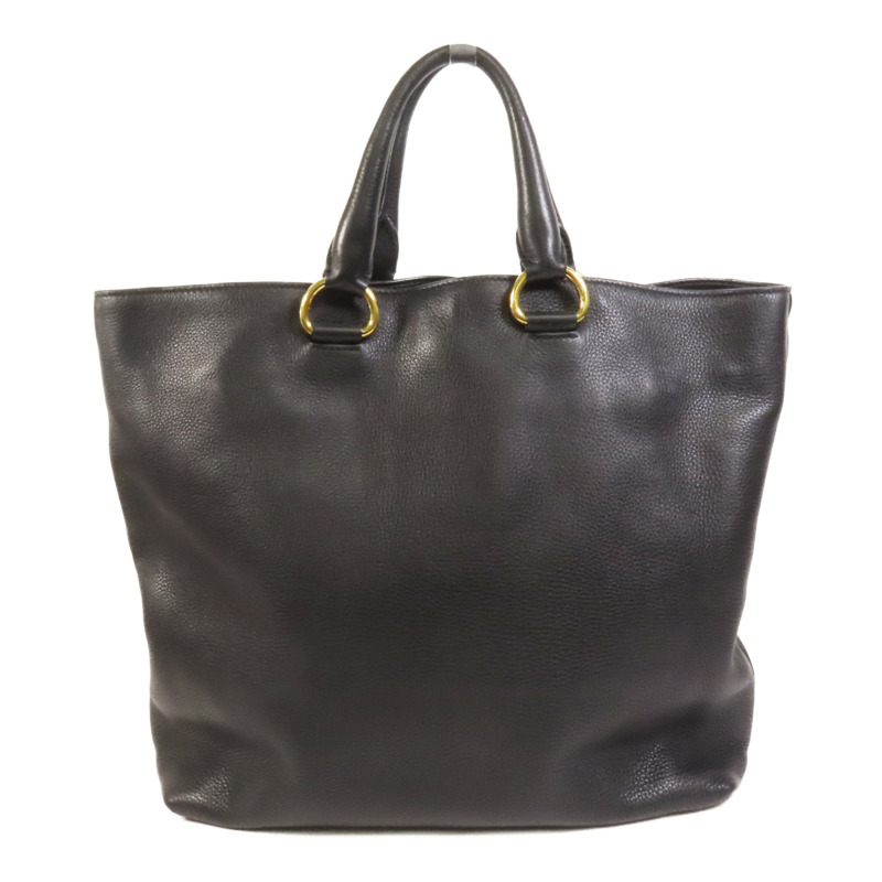 PRADA 牛皮皮革Shoulder Bag金扣手挽肩背兩用袋-1