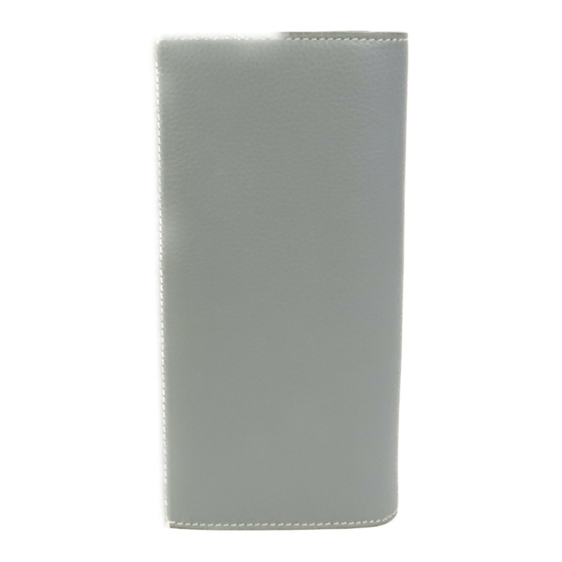 Dior 牛皮皮革Long Wallet銀扣長錢包-2