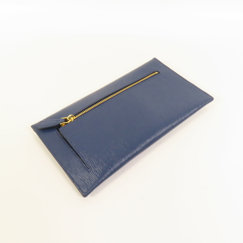 PRADA 牛皮皮革Envelope Clutch Bag金扣手拿包-4