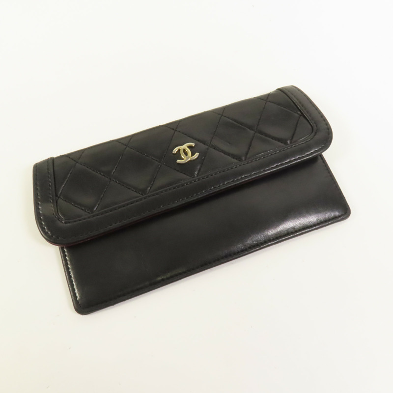 CHANEL 羊皮皮革Vintage Chain Shoulder金扣肩背袋-7