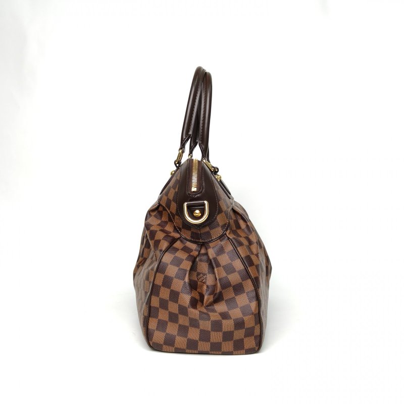 LOUIS VUITTON Trevi葫蘆包大號39棕色棋盤格PVC金扣2011肩背包-3