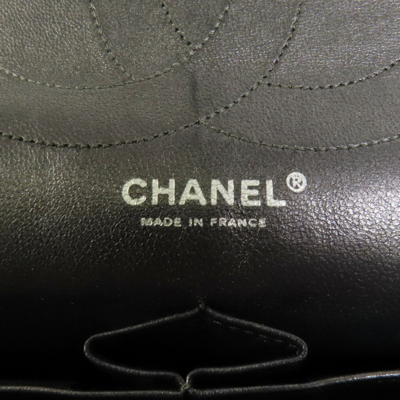 CHANEL 牛皮皮革2.55 Maxi鏈帶肩背袋-7