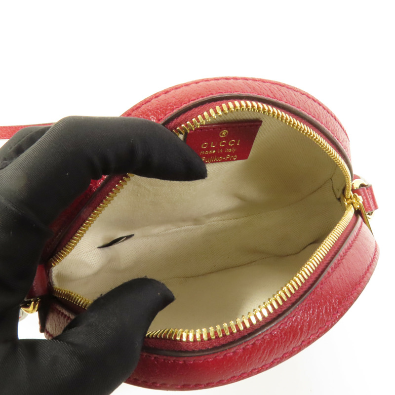 GUCCI 塗層帆布Gucci x Doraemon金扣肩背袋-7