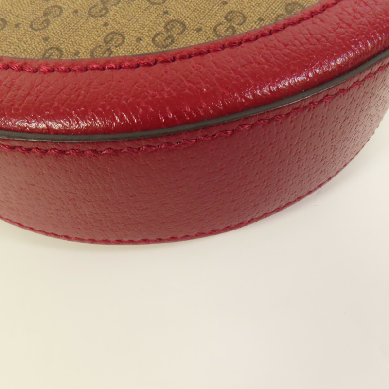 GUCCI 塗層帆布Gucci x Doraemon金扣肩背袋-16