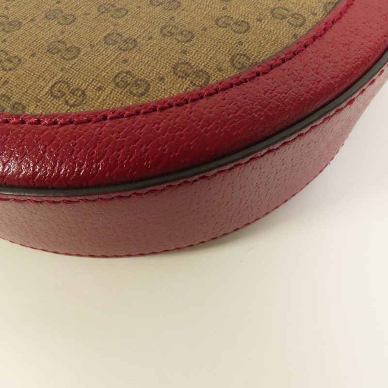 GUCCI 塗層帆布Gucci x Doraemon金扣肩背袋-17