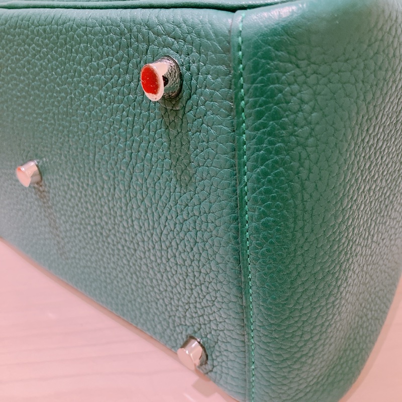 HERMES 愛馬仕孔雀綠包 LINDY 30 Z6 MALACHITE X PHW CLEMENCE-16