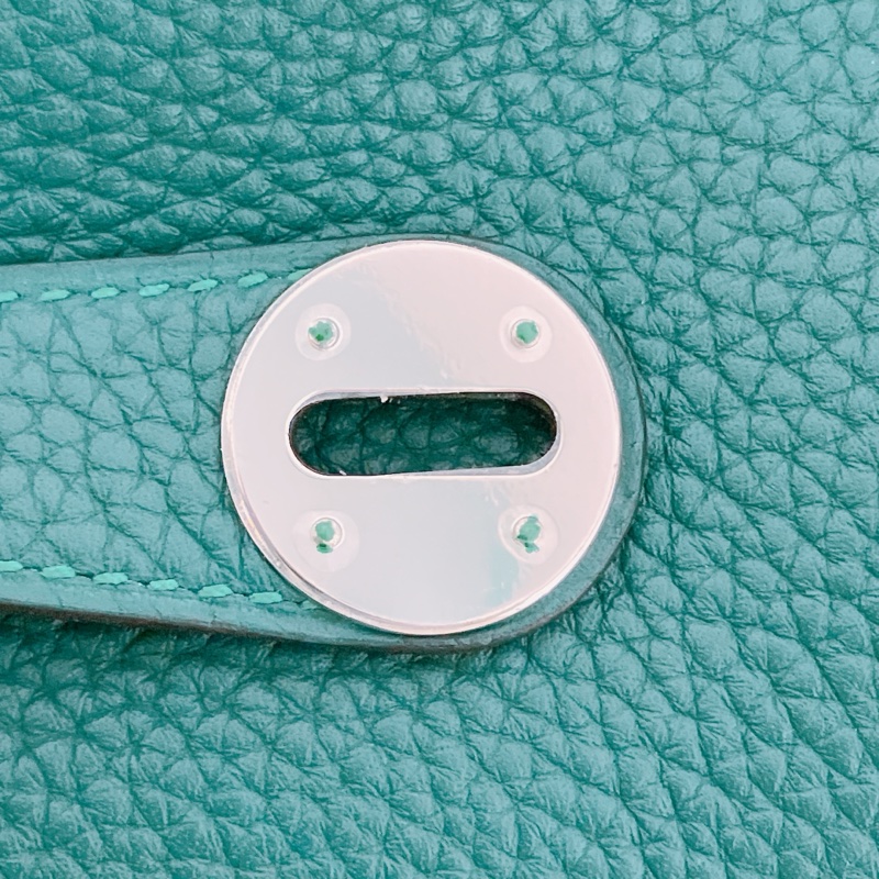 HERMES 愛馬仕孔雀綠包 LINDY 30 Z6 MALACHITE X PHW CLEMENCE-19