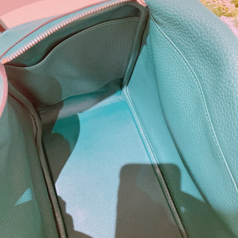 HERMES 愛馬仕孔雀綠包 LINDY 30 Z6 MALACHITE X PHW CLEMENCE-23